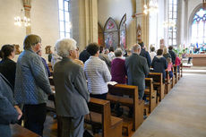 Festgottesdienst für die Kommunionjubilare an Ostermontag (Foto: Karl-Franz Thiede)